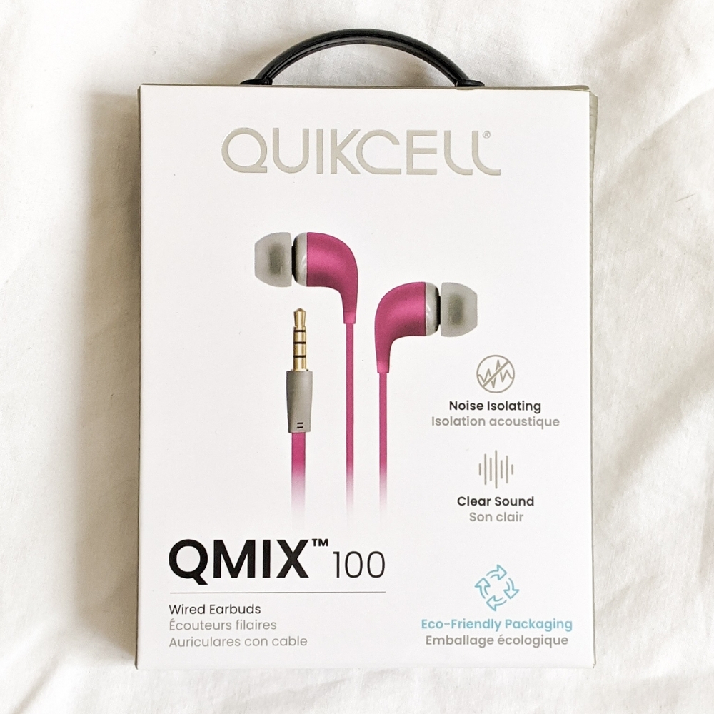 Quikcell Wired Headphones With Microphone